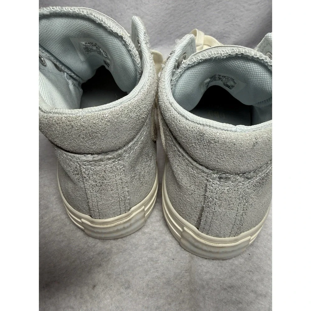 Converse Chuck Taylor All Star Mid Winter Slay Glitter Sneakers Womens 7
